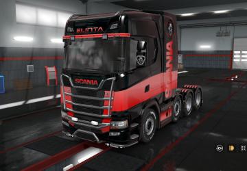 Мод Скин «Elinta company» для Scania S 2016 NG v1.0 для Euro Truck Simulator 2 (v1.28.x, - 1.33.x)