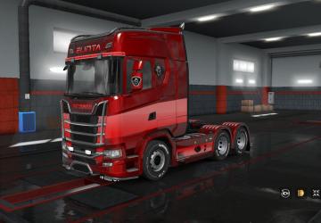 Мод Скин «Elinta company» для Scania S 2016 NG v1.0 для Euro Truck Simulator 2 (v1.28.x, - 1.33.x)