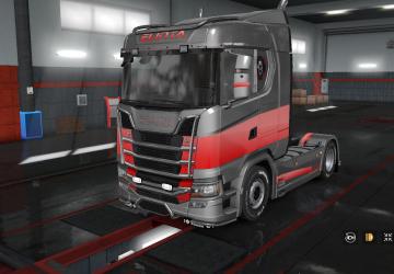 Мод Скин «Elinta company» для Scania S 2016 NG v1.0 для Euro Truck Simulator 2 (v1.28.x, - 1.33.x)