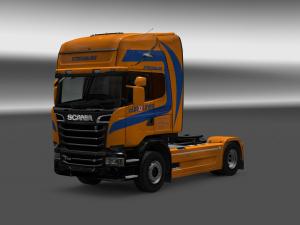 Мод Скин Eurolines для Scania Streamline версия 1 для Euro Truck Simulator 2 (v1.26)