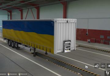 Мод Скин «Флаг Украины» версия 1.0 для Euro Truck Simulator 2 (v1.43+)