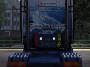 Мод Скин «GranBlue Fantasy» для Scania R & Streamline RJL v1.0 для Euro Truck Simulator 2 (v1.28.x)