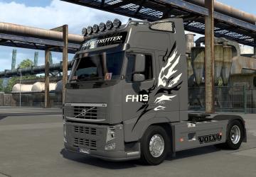 Мод Скин «Gray edition» для Volvo FH3 версия 1.0 для Euro Truck Simulator 2 (v1.52)