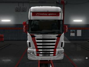 Мод Скин Harley Quinn для Scania (RJL) версия 1.0 для Euro Truck Simulator 2 (v1.28.x)