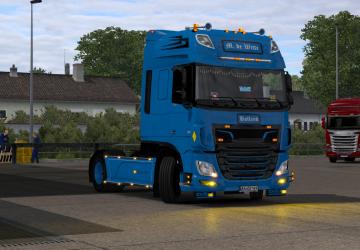 Мод Скин Holland style для DAF XF Euro 6 версия 1.0 для Euro Truck Simulator 2 (v1.35.x, - 1.39.x)