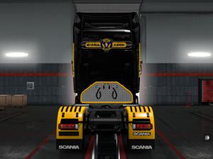 Мод Скин King Of The Road для Scania RS (RJL) v1.0 для Euro Truck Simulator 2 (v1.28.x)