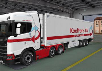 Мод Скин «Koletrans» для прицепа Krone и Scania S 2016 v1.0 для Euro Truck Simulator 2 (v1.32.x)