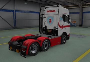 Мод Скин «Koletrans» для прицепа Krone и Scania S 2016 v1.0 для Euro Truck Simulator 2 (v1.32.x)