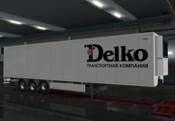 Делко вакансии. ETS 2 рефрижераторы Delko. Делко транспортная компания. Транспортная компания Delko (Делко). Полуприцеп Делко.