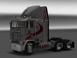 Мод Скин «Mad Dog» для Freightliner FLB версия 1 для Euro Truck Simulator 2 (v1.26)