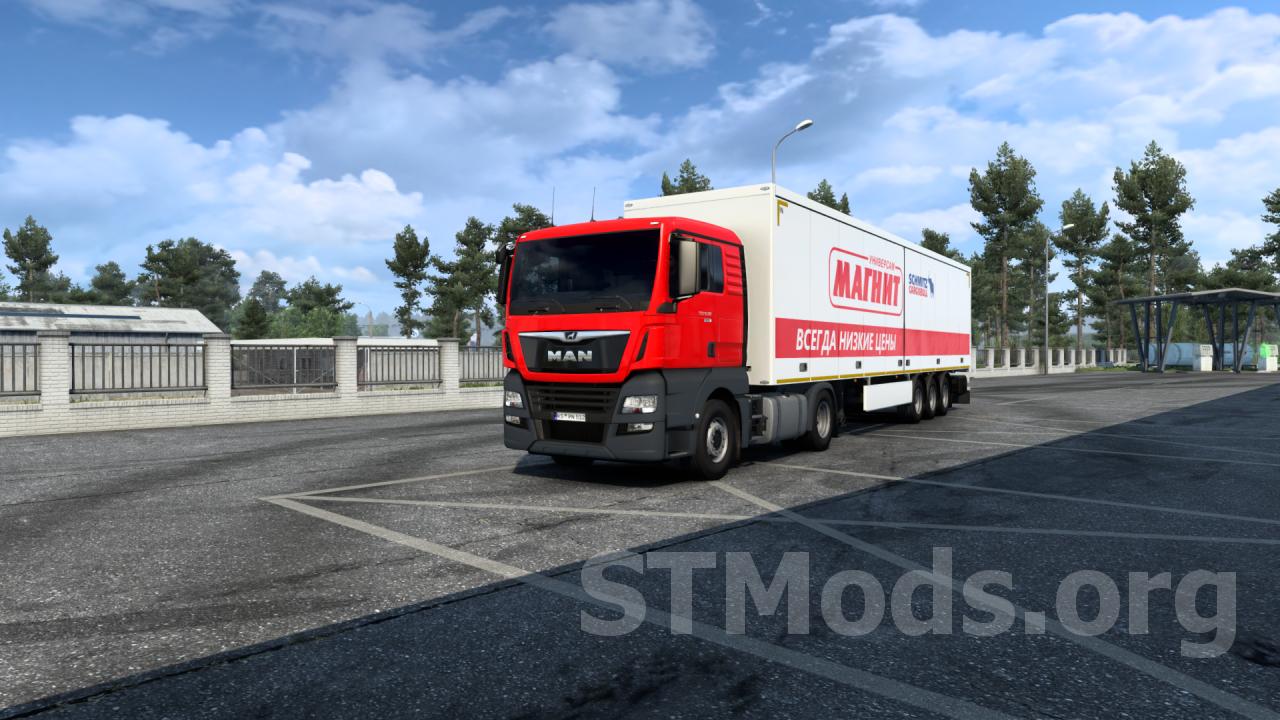 Скачать мод Скин «Магнит» версия 1.0 для Euro Truck Simulator 2 (v1.43.x)