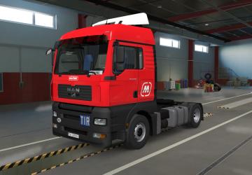 Мод Скин Магнит для MAN TGA от MADster версия 1.0 для Euro Truck Simulator 2 (v1.37.x, - 1.43.x)