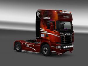 Мод Скин Major Logistic для Scania Streamline v1.0 для Euro Truck Simulator 2 (v1.27.х, 1.28.x)