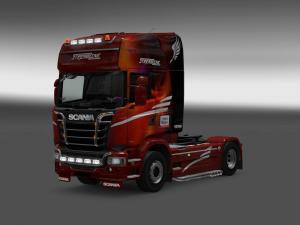 Мод Скин Major Logistic для Scania Streamline v1.0 для Euro Truck Simulator 2 (v1.27.х, 1.28.x)