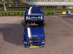 Мод Скин «Metallic Griffin» для Scania T версия 1.0 для Euro Truck Simulator 2 (v1.22-1.27.x)