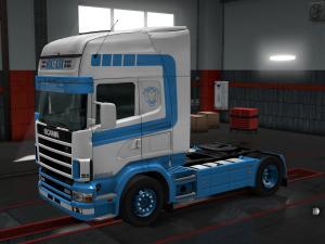 Мод Скин Mike Kok для Scania R 4 Series (RJL) v1.0 для Euro Truck Simulator 2 (v1.28.x)