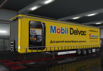 Мод Скин «Mobil Delvac» версия 1.0 для Euro Truck Simulator 2 (v1.35.x, 1.36.x)