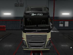 Мод Скин Old School для Volvo FH 2012 & 2013 версия 1.0 для Euro Truck Simulator 2 (v1.28.x, - 1.33.x)