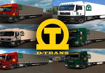 Мод Скин-пак D-Trans версия 1.0 для Euro Truck Simulator 2 (v1.31.x)