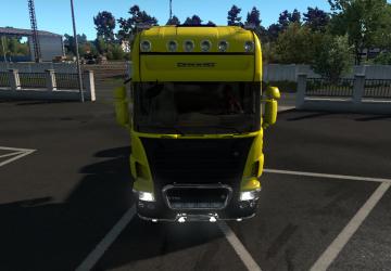 Мод Скин пак «Ikea» для  Man TGS и стандартных прицепов v1.2 для Euro Truck Simulator 2 (v1.34.x, 1.35.x)