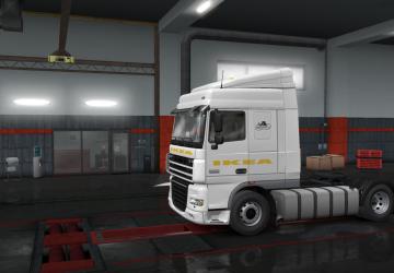 Мод Скин пак «Ikea» для  Man TGS и стандартных прицепов v1.5 для Euro Truck Simulator 2 (v1.35.x)