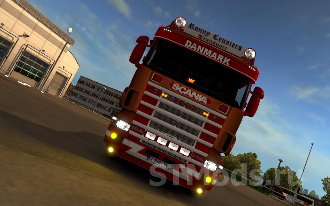 Скачать мод Скин Ronny Ceusters для Scania Rjl 6 And 4 Series Lightbox V10 для Euro Truck