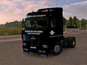 Мод Скин «Сибирь» версия 1.0 для Euro Truck Simulator 2 (v1.30.x)