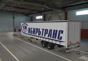 Мод Скин Сибирь Транс версия 1.0.0 для Euro Truck Simulator 2 (v1.36.x, 1.37.x)