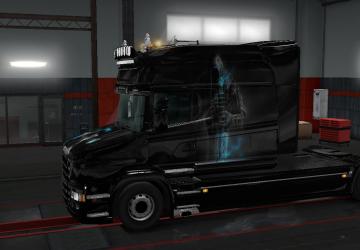 Мод Скин Sm для Scania T версия 1.0 для Euro Truck Simulator 2 (v1.30.x)
