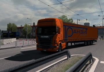 Мод Скин СП Транзит ООО для Scania R 2009 версия 1.0 для Euro Truck Simulator 2 (v1.33.x, 1.34.x)