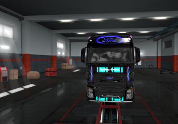 Мод Скин «Spline Trans» для Ford F-Max версия 1.0 для Euro Truck Simulator 2 (v1.32.x, - 1.35.x)