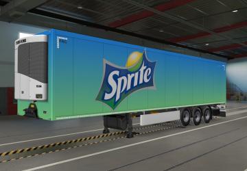 Мод Скин Sprite для своего прицепа версия 1.0 для Euro Truck Simulator 2 (v1.39.x)