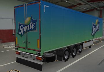 Мод Скин Sprite для своего прицепа версия 1.0 для Euro Truck Simulator 2 (v1.39.x)