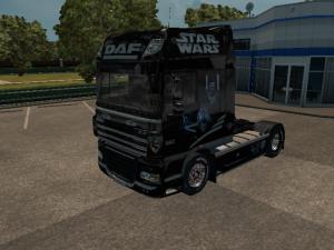 Мод Скин «Star Wars» для Daf XF 105 версия 1.0 для Euro Truck Simulator 2 (v1.27)