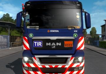 Мод Скин StatOil для Man TGX версия 1.0 для Euro Truck Simulator 2 (v1.35.x, - 1.43.x)