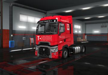 Мод Скин «T-HIGH» версия 1.0 для Euro Truck Simulator 2 (v1.35.x)