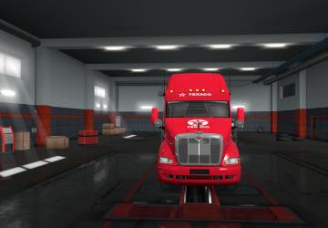 Мод Skin Texaco для Peterbilt 387 версия 1.0 для Euro Truck Simulator 2 (v1.35.x, - 1.43.x)