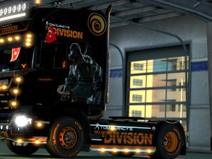 Мод Скин «The Division» для Scania Streamline Topline v05.07.17 для Euro Truck Simulator 2 (v1.27)