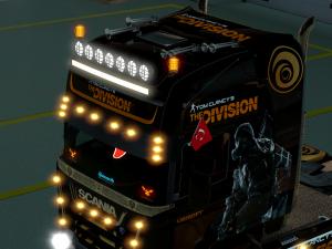 Мод Скин «The Division» для Scania Streamline Topline v05.07.17 для Euro Truck Simulator 2 (v1.27)