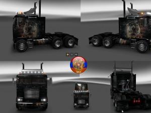 Мод Скин «Tiger» для Freightliner FLB версия 27.02.17 для Euro Truck Simulator 2 (v1.26)