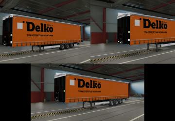 Мод Скин  «TK DELKO» версия 2.1 для Euro Truck Simulator 2 (v1.43.x)