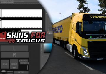 Мод Скин «TK TRASKO» версия 1.2 для Euro Truck Simulator 2 (v1.41.x, - 1.43.x)