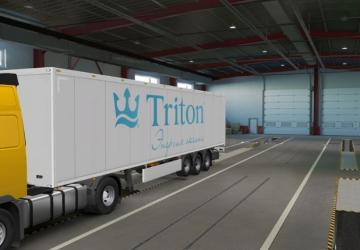 Мод Скин «Тритон» версия 1.0 для Euro Truck Simulator 2 (v1.37.x, - 1.43.x)