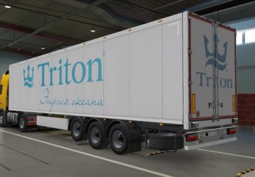 Мод Скин «Тритон» версия 1.0 для Euro Truck Simulator 2 (v1.37.x, - 1.43.x)