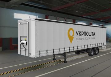 Мод Скин УКРПОШТА версия 1.0 для Euro Truck Simulator 2 (v1.51)