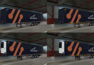 Мод Скин  «YUSEN LOGISTICS» версия 1.0 для Euro Truck Simulator 2 (v1.41.x, - 1.43.x)