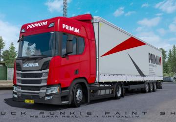 Мод Скинпак «PRIMUM1» версия 1.0 для Euro Truck Simulator 2 (v1.35.x)