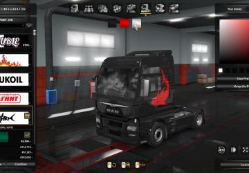 Мод Skins For MAN TGX Euro6 версия 1.0 для Euro Truck Simulator 2 (v1.34.x)