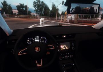 Mod Škoda Octavia 2018 verze 1.3.2 pro Euro Truck Simulator 2 (v1.49.x)