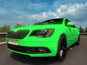 Мод Skoda Superb 1000HP Bi-Moto Tuned версия 18.02.17 для Euro Truck Simulator 2 (v1.26)